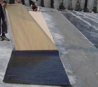 adhesive waterproof sheet：Construction Method
