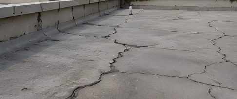 Repair cracks before construction